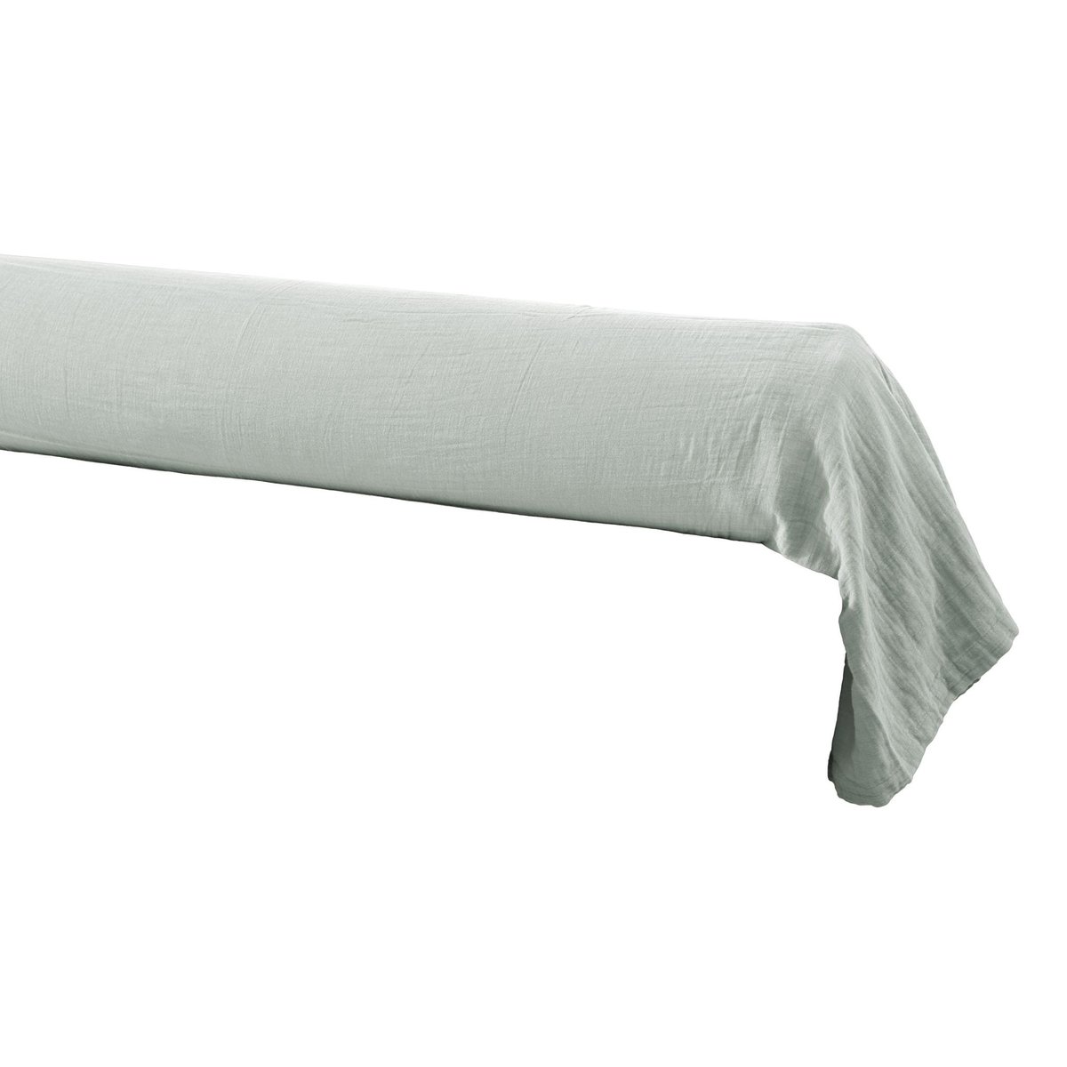 Taie de traversin gaze de coton bleu clair, TERRE DE NUIT