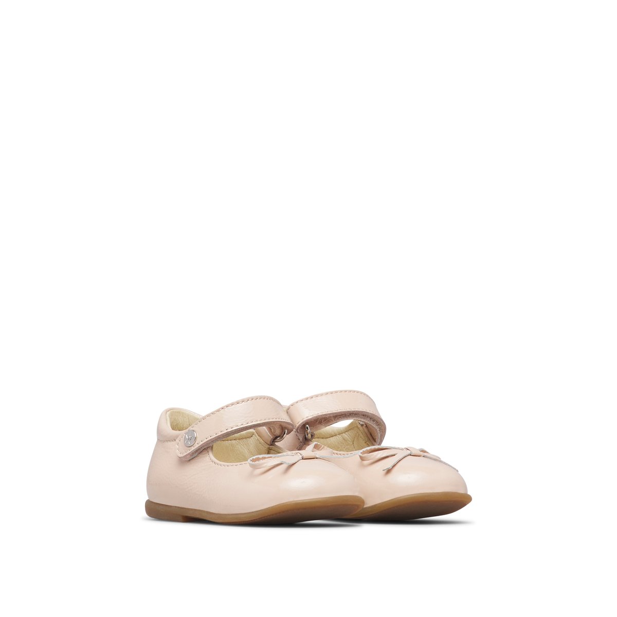 Ballerines en cuir verni BALLET rose clair-, NATURINO
