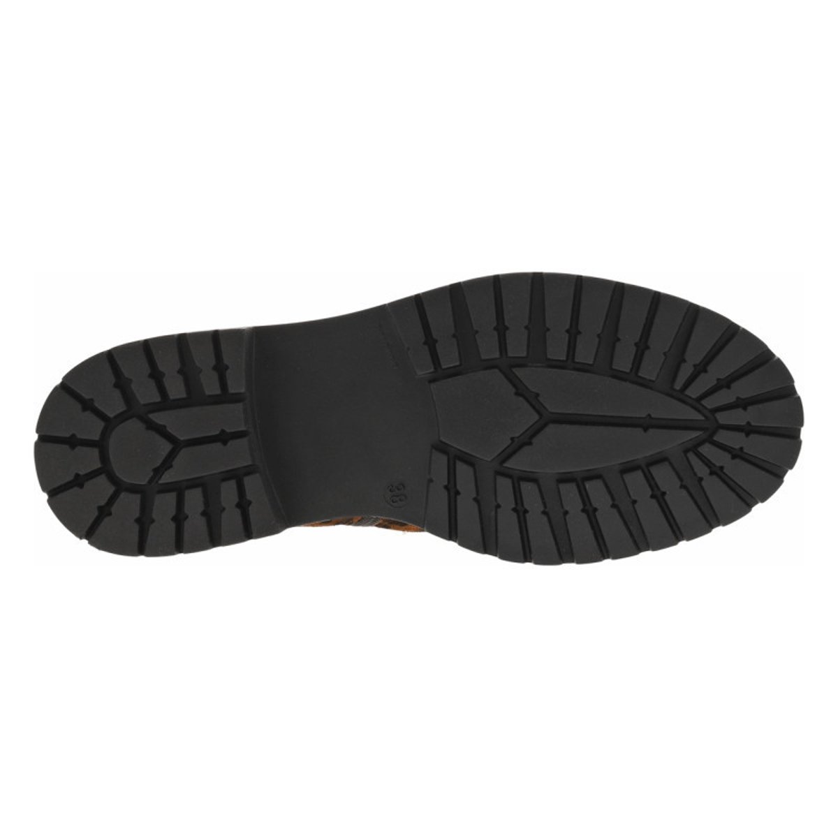 Bottes en cuir léopard avec semelle à talon plat et fermeture zippée léopard, MJUS