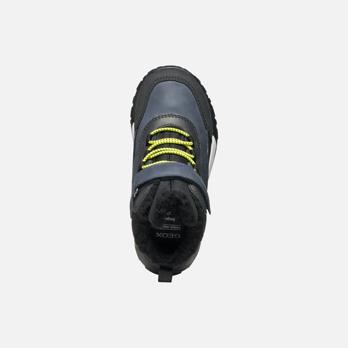 Bottes Et Bottines J TREKKYUP B ABX bleu marine/citron vert, GEOX