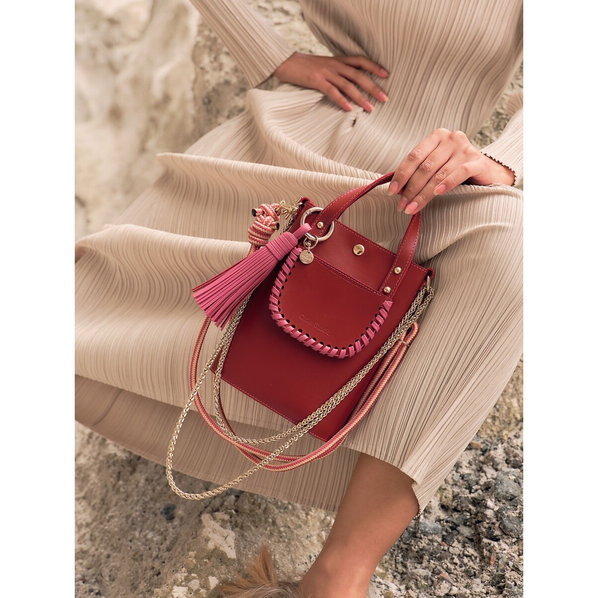 Sac cabas en cuir, AME terracotta, CRAIE STUDIO
