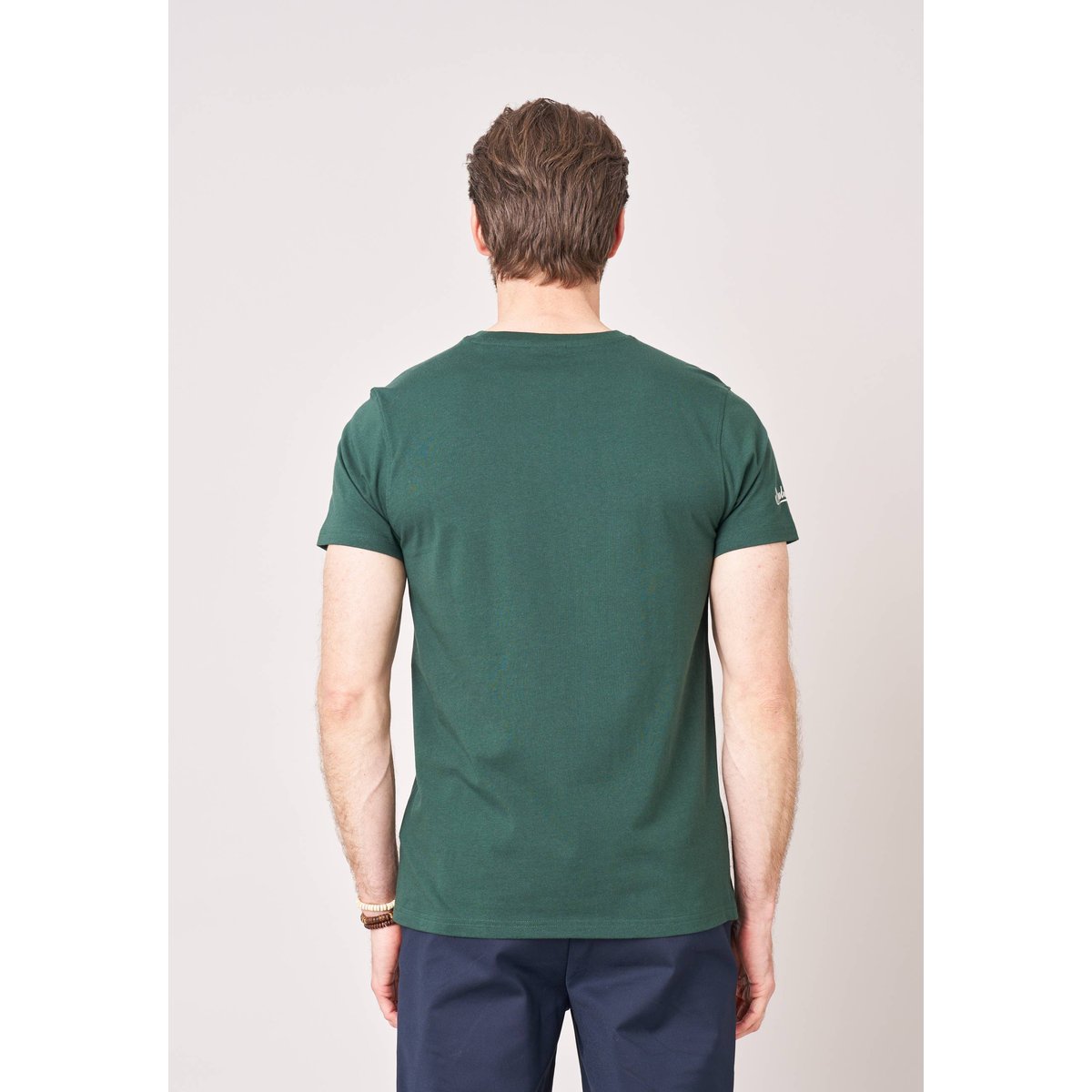 T-shirt homme en 100% coton VEGAS emerald, DEELUXE