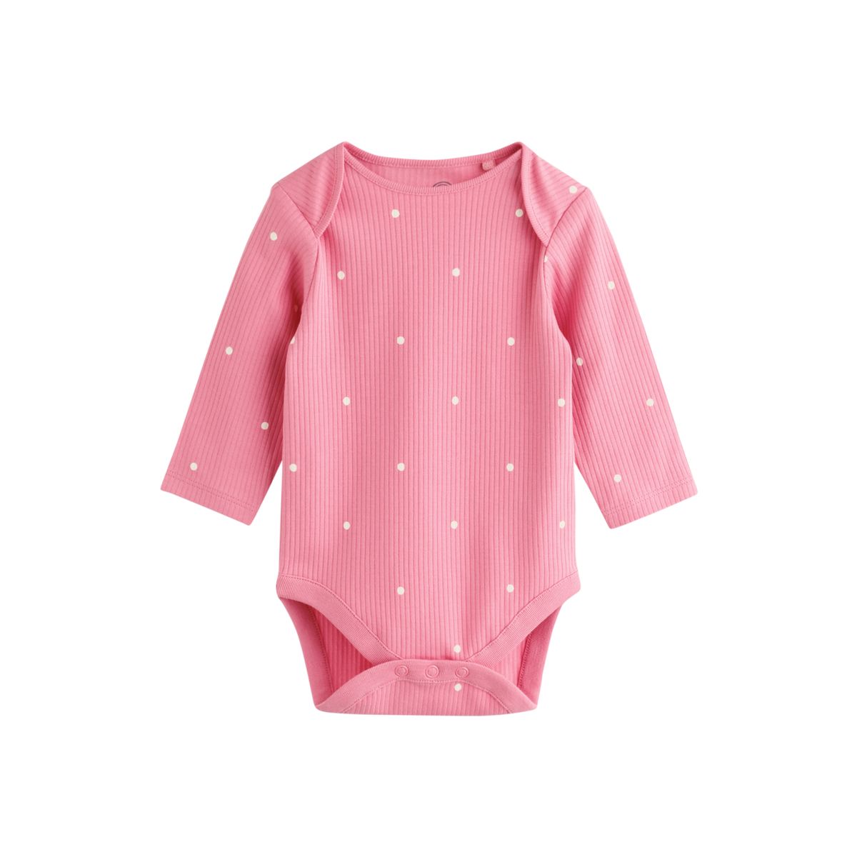 Body à manches longues bébé, lot de 5 imprimé cerise rose, NEXT