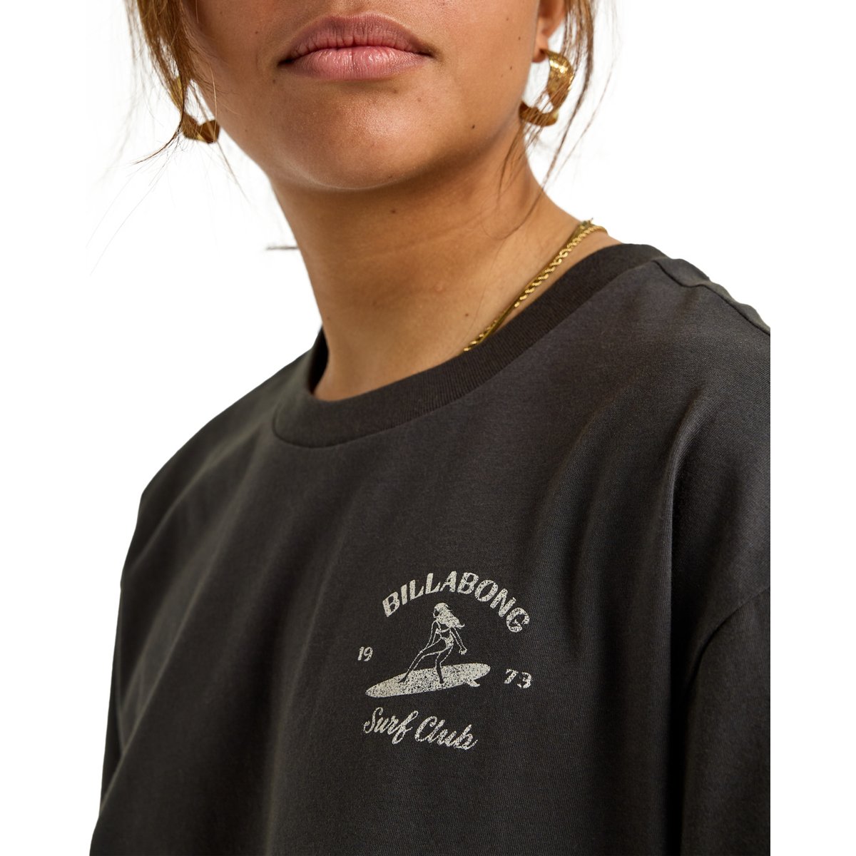 T shirt manches courtes CATCH FEELINGS noir off black, BILLABONG
