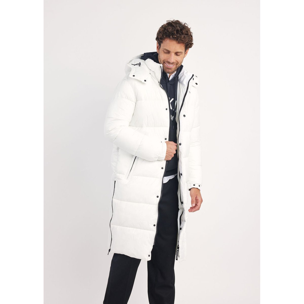 Doudoune col capuche JONES BLAWER optical white, REDSKINS