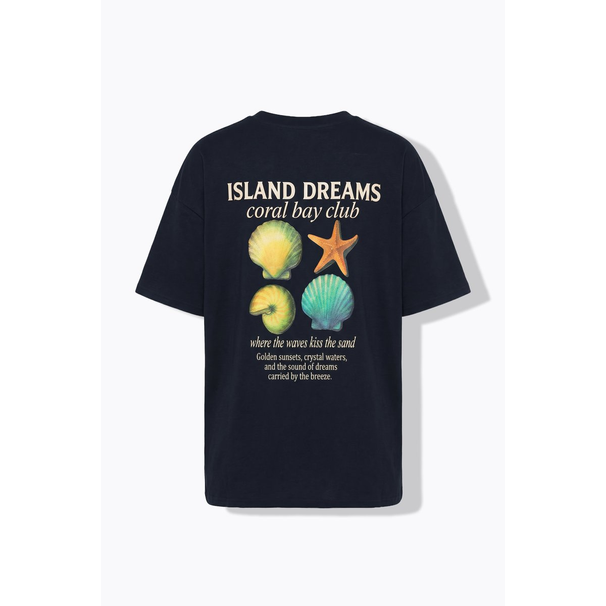 T-shirt oversize, imprimé pâtisserie noir, STUDIO UNTOLD