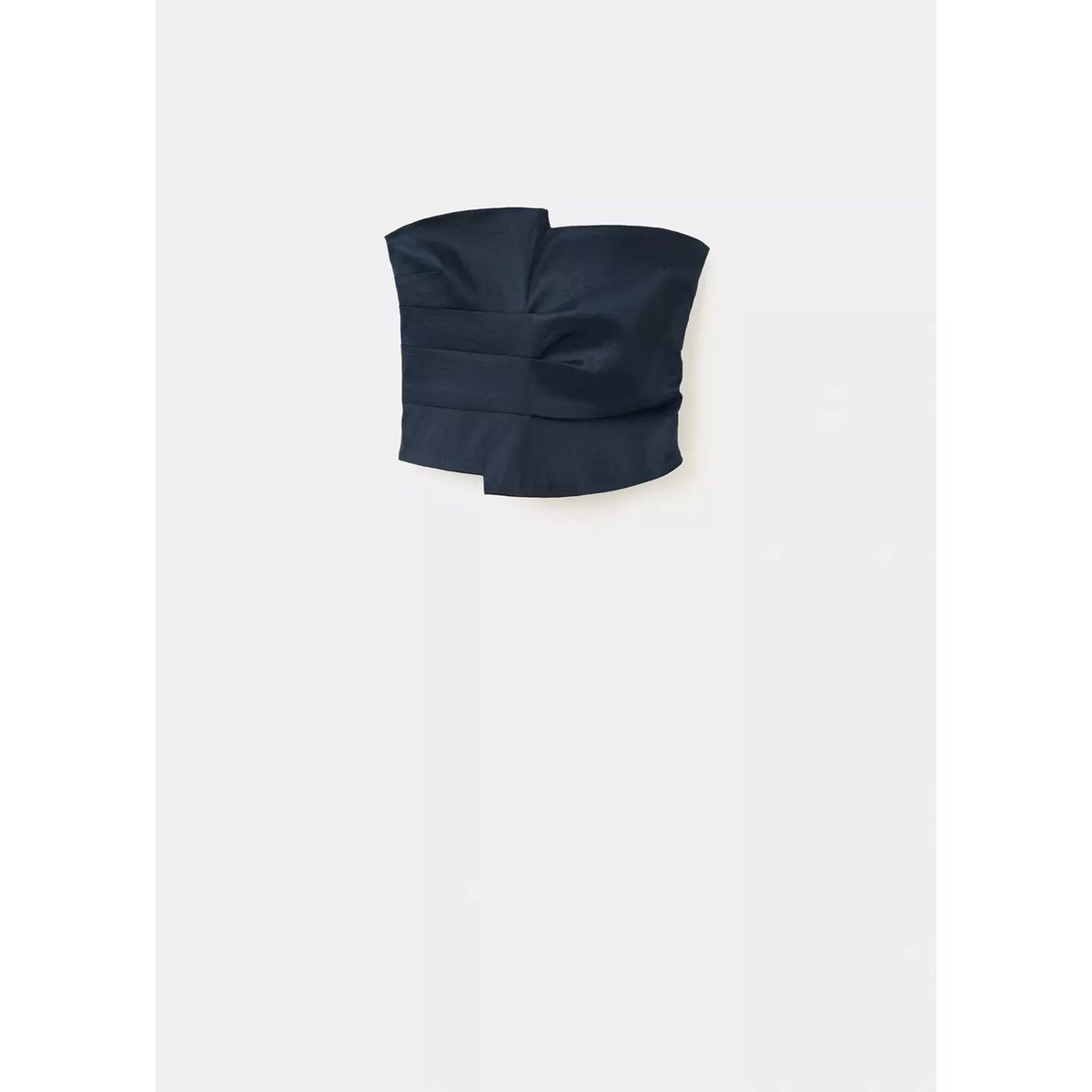 Top bustier bleu marine, MANGO TEEN