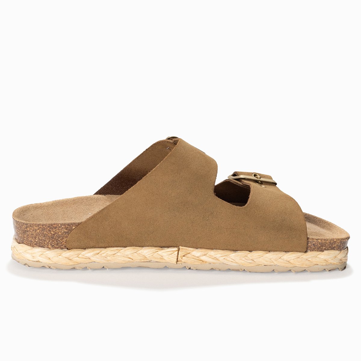 Sandales en cuir suedé BENALLA camel, BAYTON
