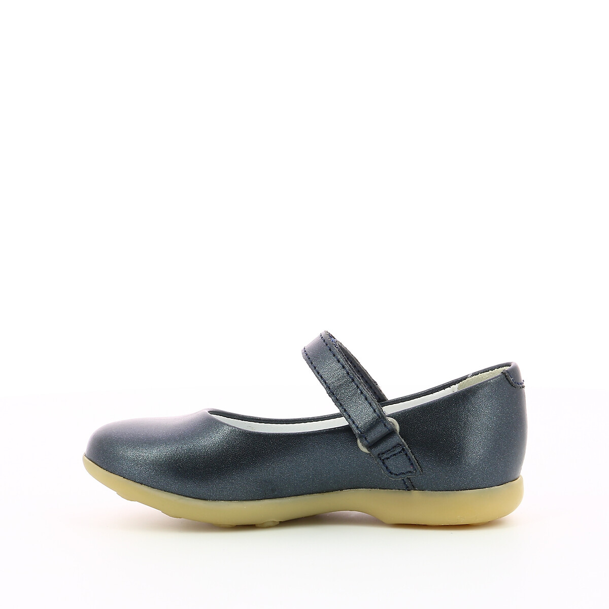 Kids Ambellie Leather Ballet Pumps navy, KICKERS
