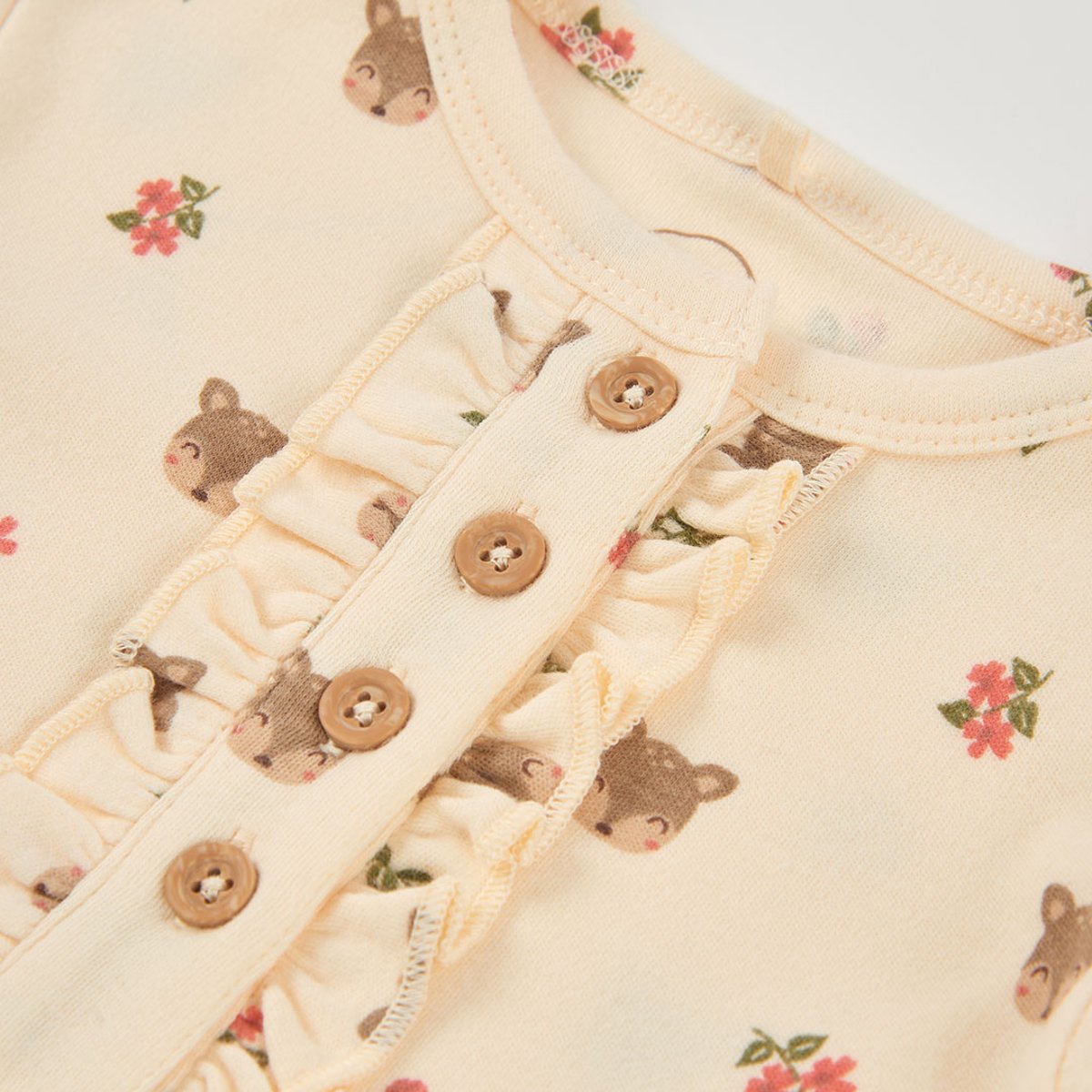 Pyjama bébé fille imprimé oursons multicolore, BOBOLI