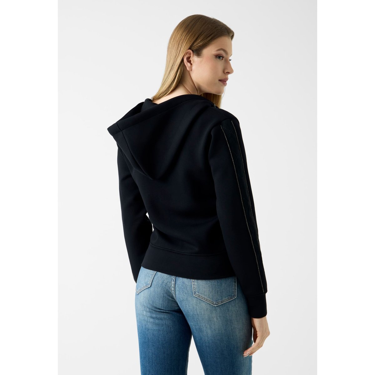 Sweatshirt Avec Strass noir, GUESS