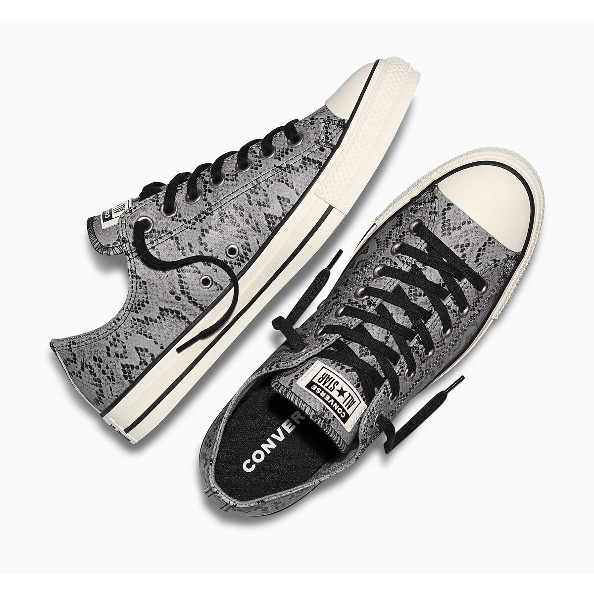 Scarpe da ginnastica CHUCK TAYLOR ALL STAR OX SCALES grigio / nero, CONVERSE