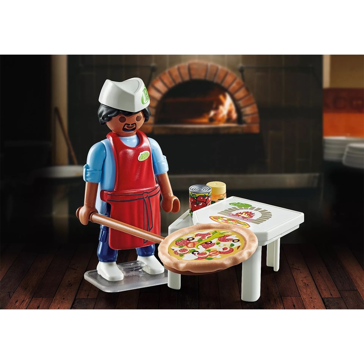 Special Plus Pizzaiolo multicolore, PLAYMOBIL