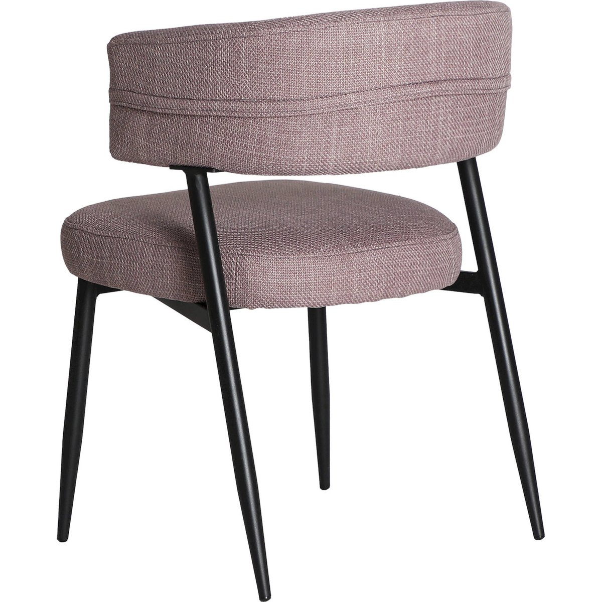 Chaise contemporaine collection merano mûre effet marbré et noir, RECOLLECTION