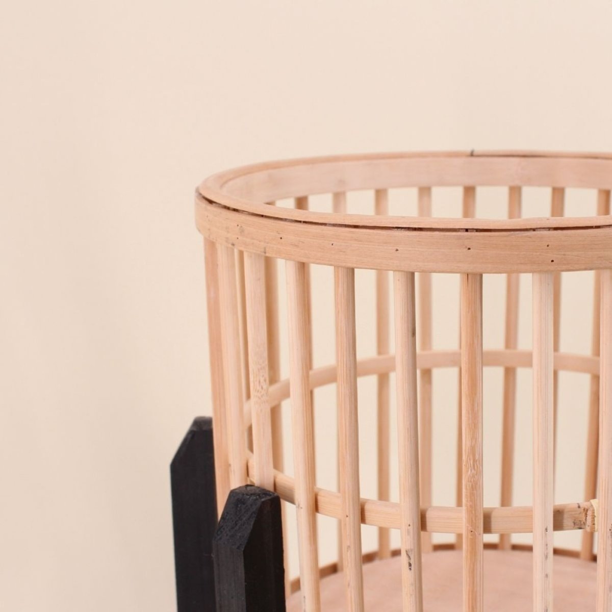 Cache-pot en bambou 48cm naturel, ORNAMI