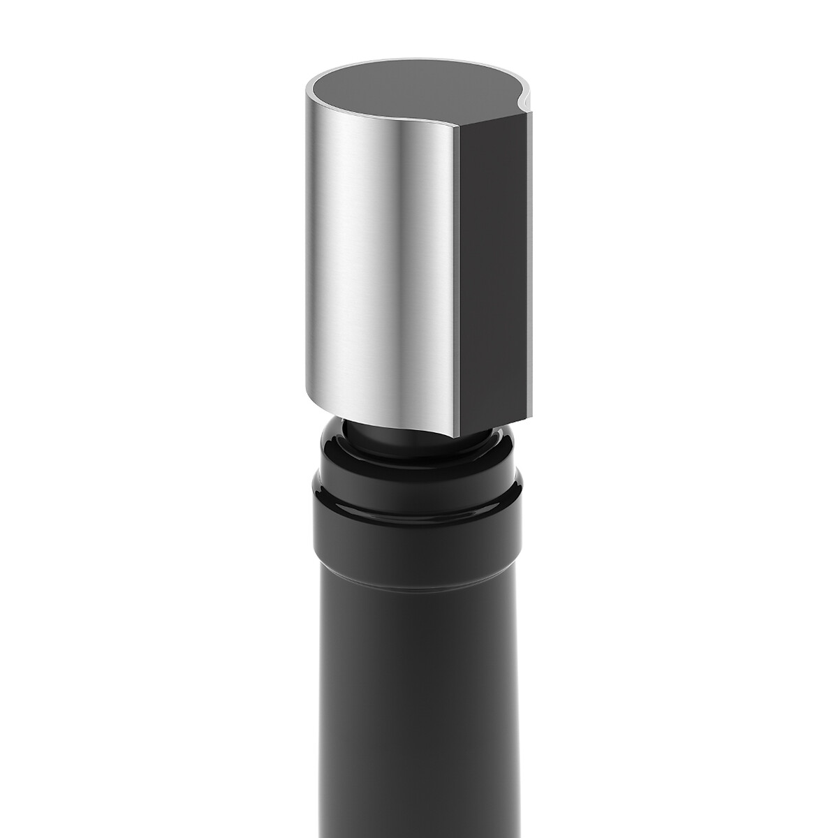 Tampa para garrafa de vinho Premiro, ZACK inox, ZACK