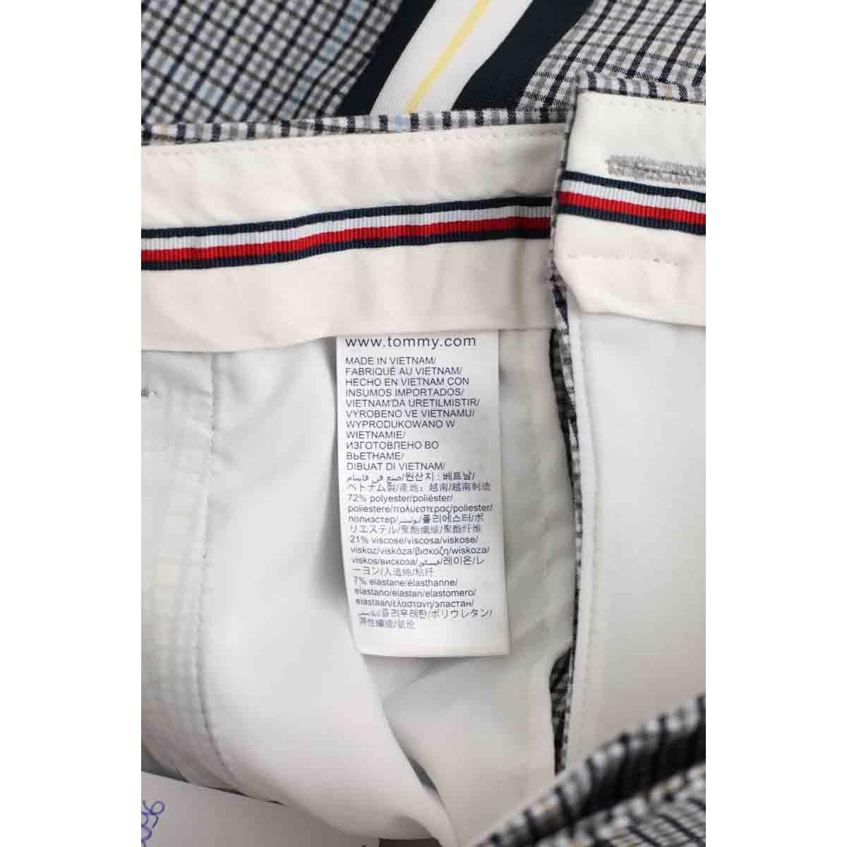 Pantalon droit - Très Bon État gris, TOMMY HILFIGER