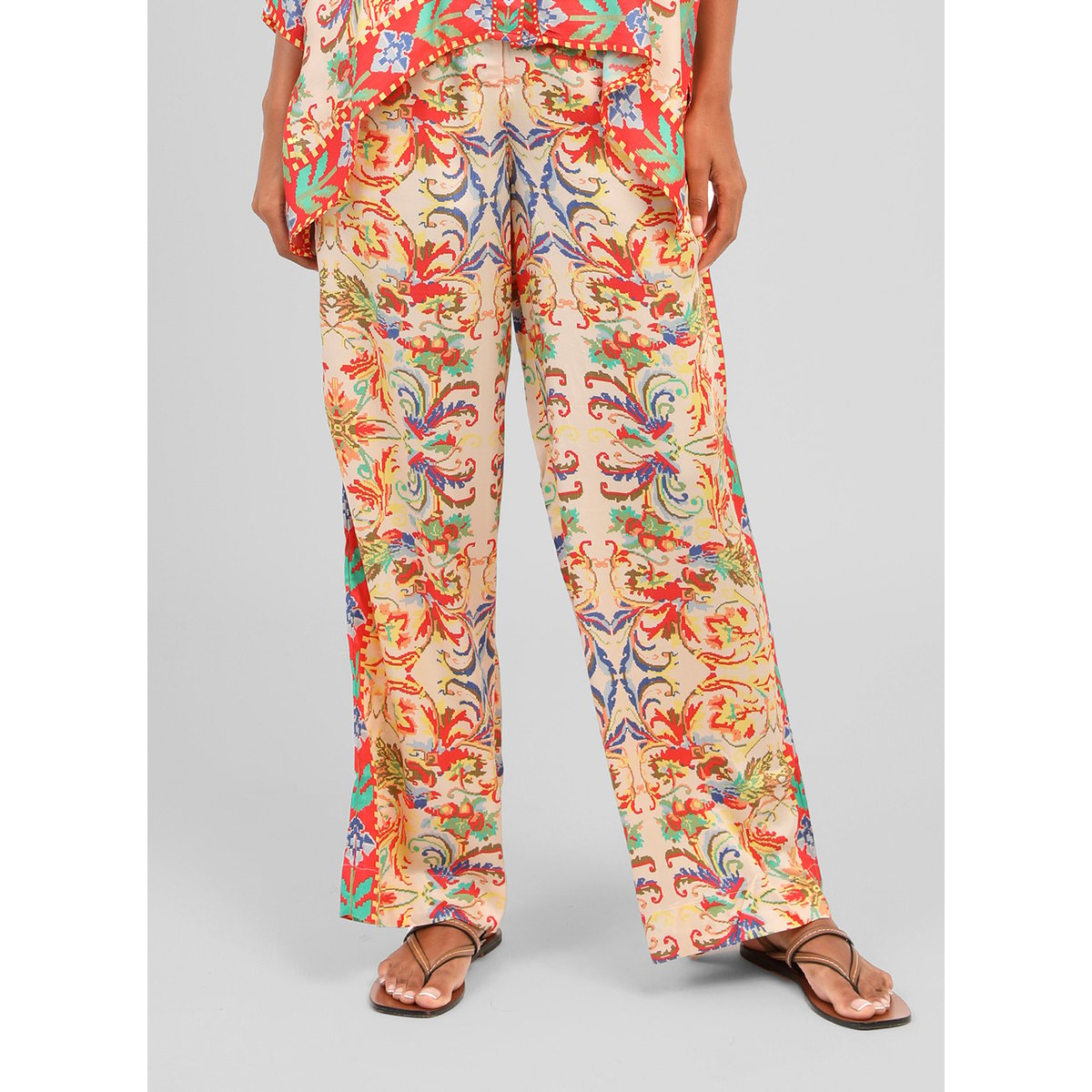 Pantalon ROSSANA merida ecru, AN'GE