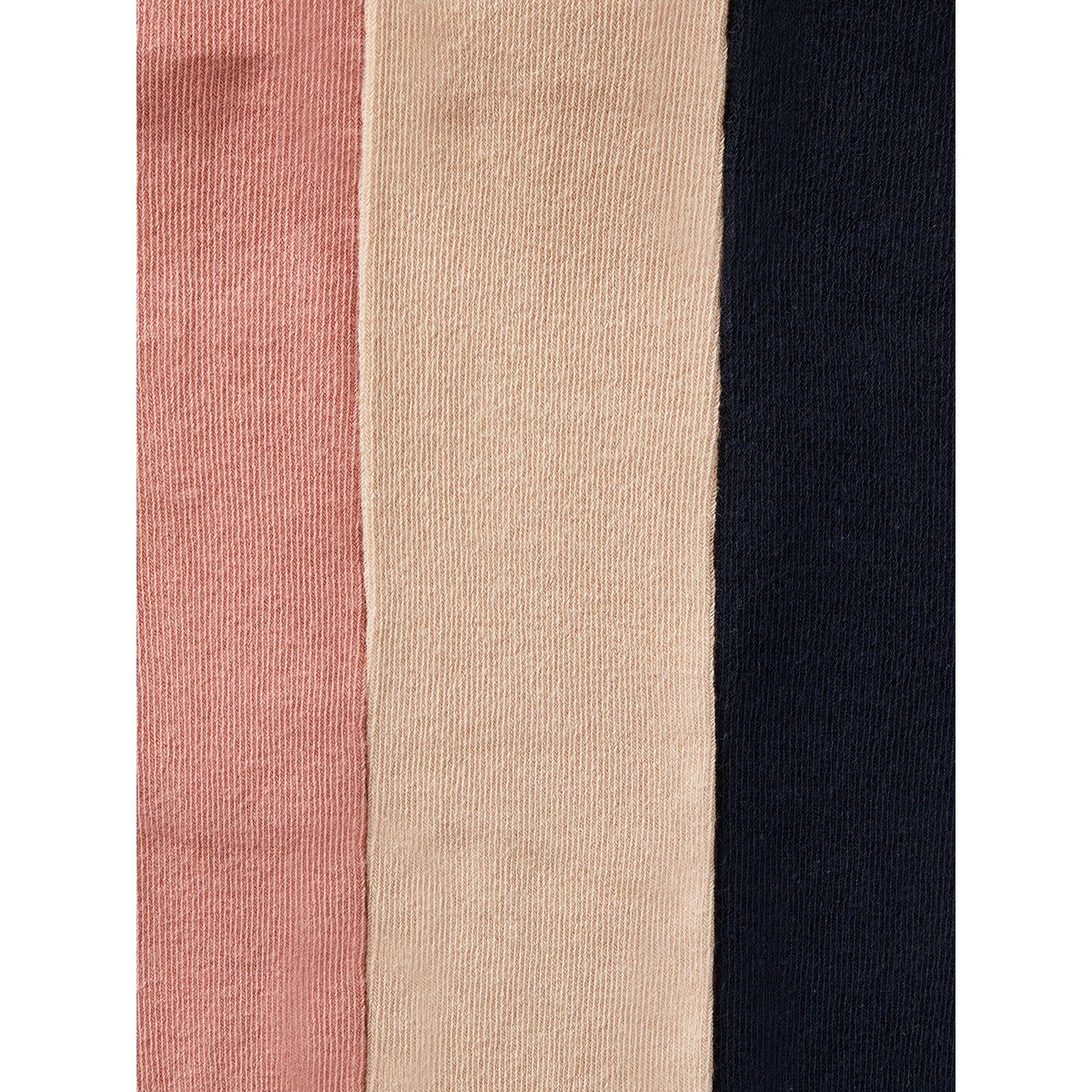 Lot de 3 collants bébé maille vieux rose, VERTBAUDET
