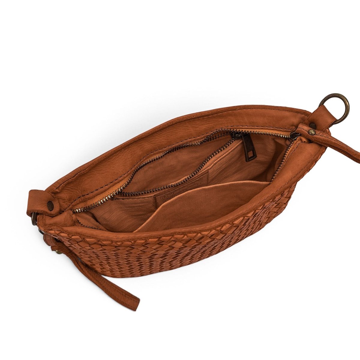 Sac à main en cuir italien haut de gamme MISS JOE camel, OH MY BAG