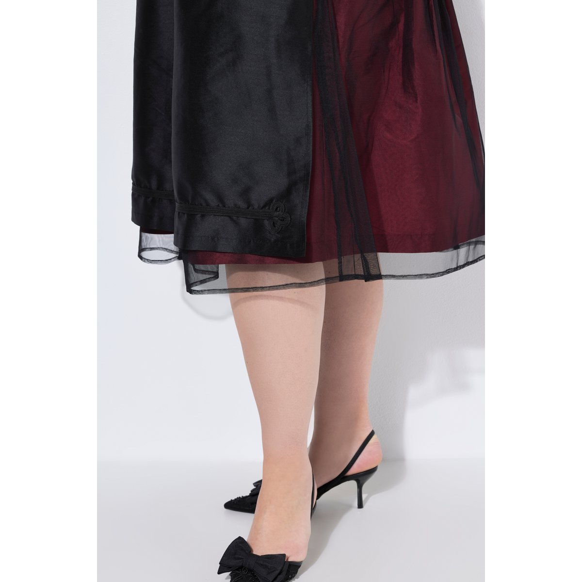 Dirndl sans manches rouge vin, ULLA POPKEN