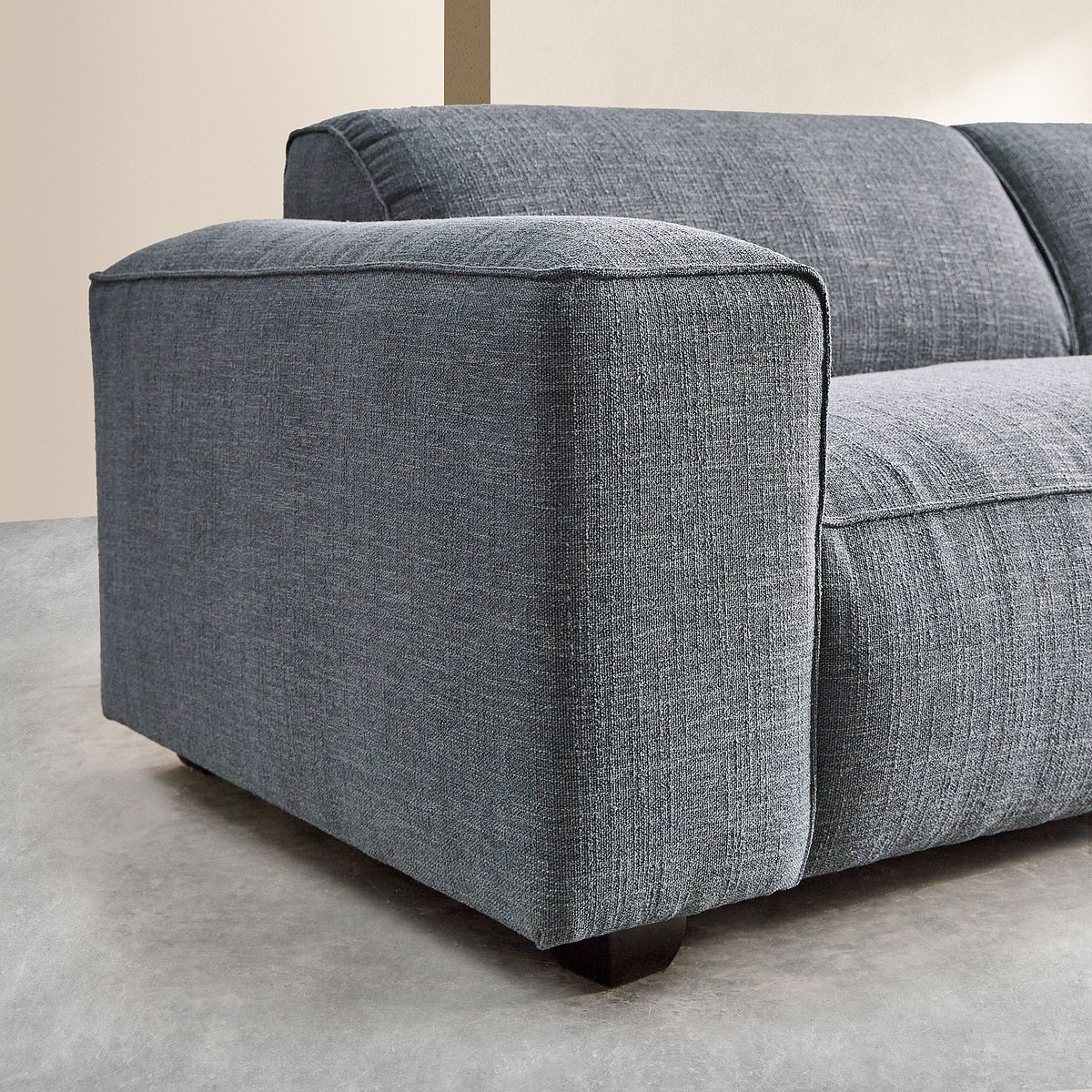 Canapé en tissu bouclette courte Mira POSADA ll bleu, HABITAT
