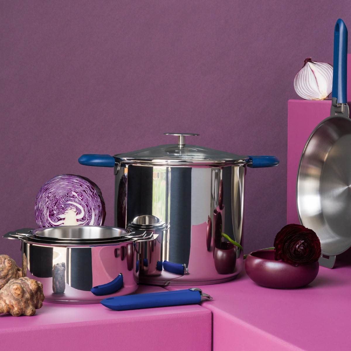 Marmite Mutine Amovible inox, CRISTEL