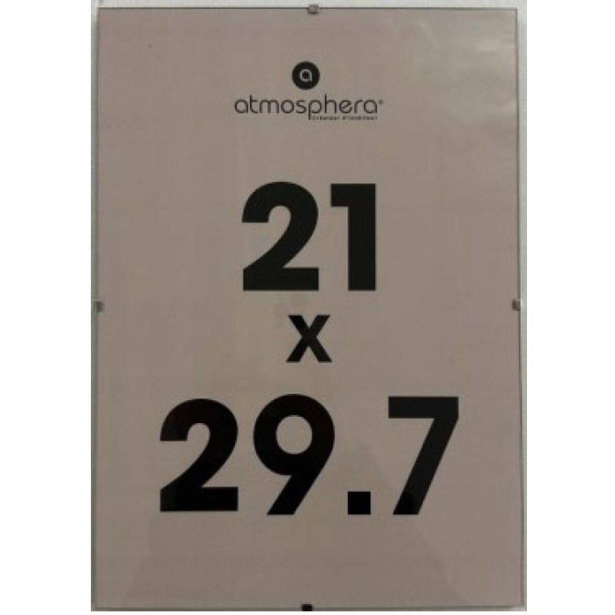Cadre photo sans bordure 21x29,7 cm SULLY transparent, ATMOSPHERA