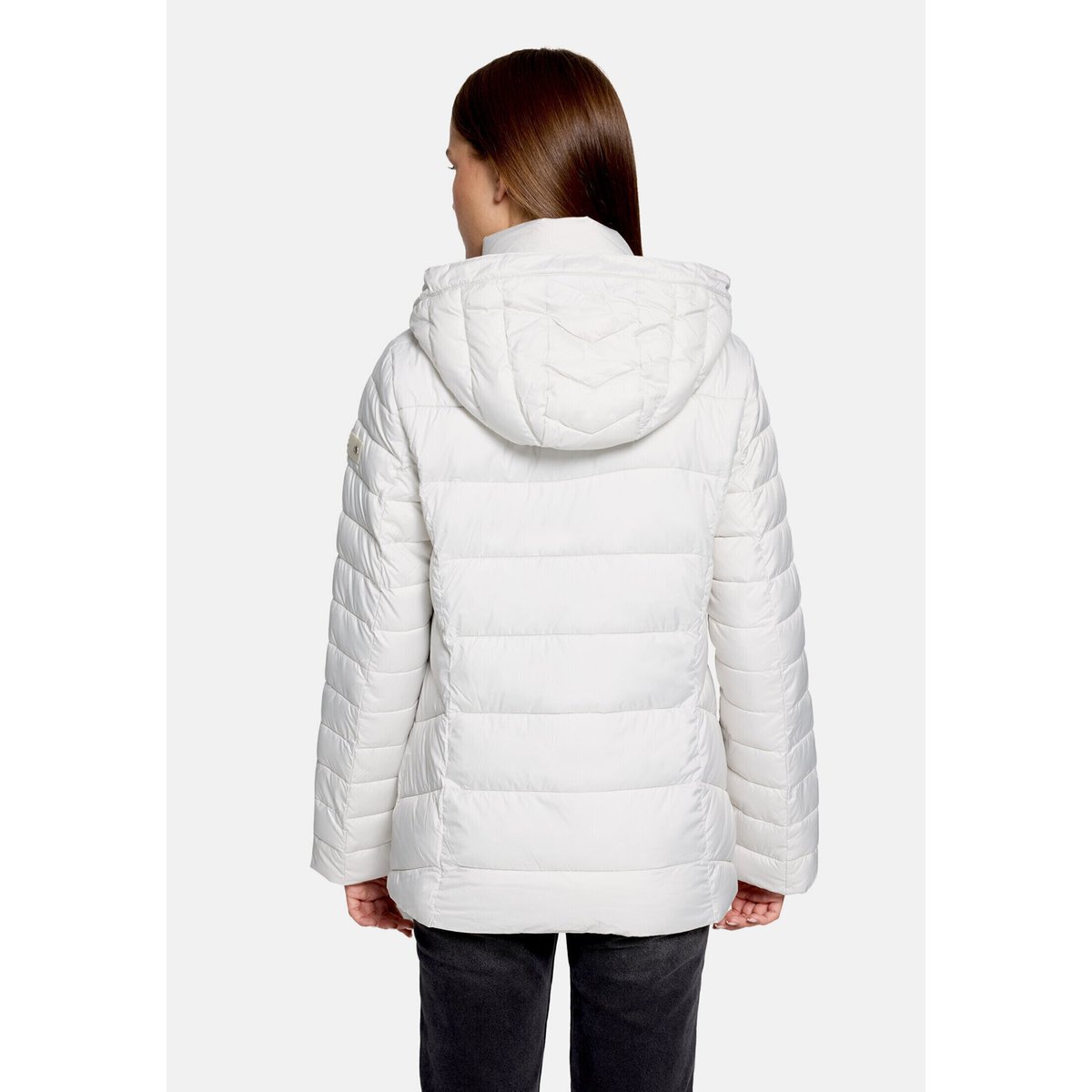 Veste matelassée à capuche amovible blanc, BETTY BARCLAY