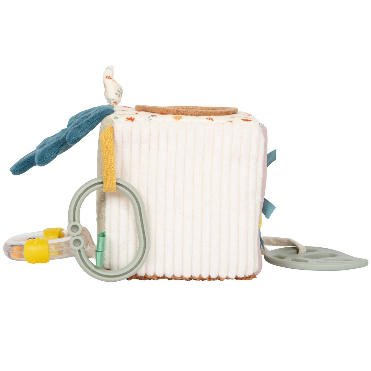 Cube de jeu en tissu LITTLE LION jaune, SMALL FOOT COMPANY