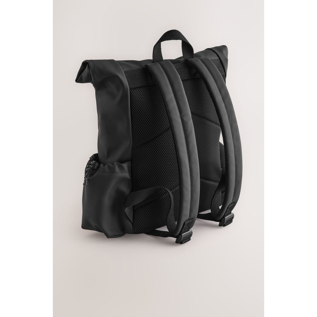 Sac à dos roulé sur le dessus noir, NEXT