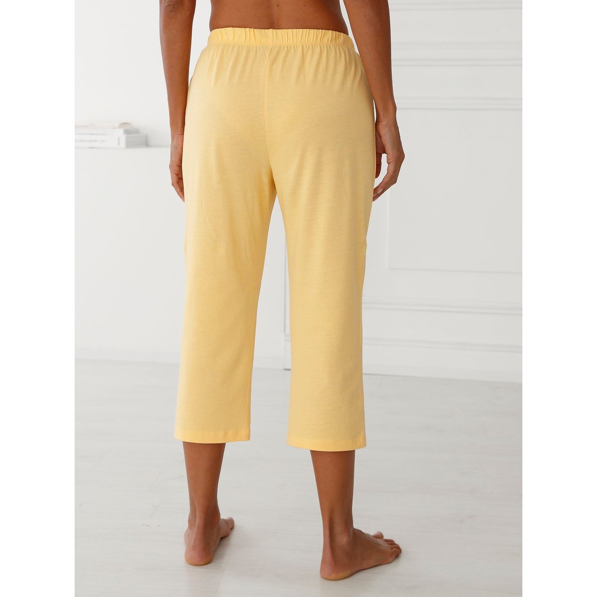 Pantacourt de pyjama pur coton miel, DAXON