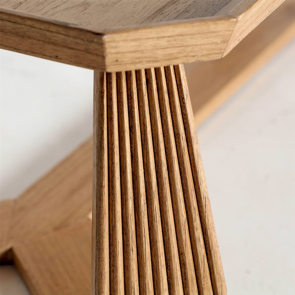 Table basse en bois mindi style colonial bois foncé naturel chaleureux, RECOLLECTION