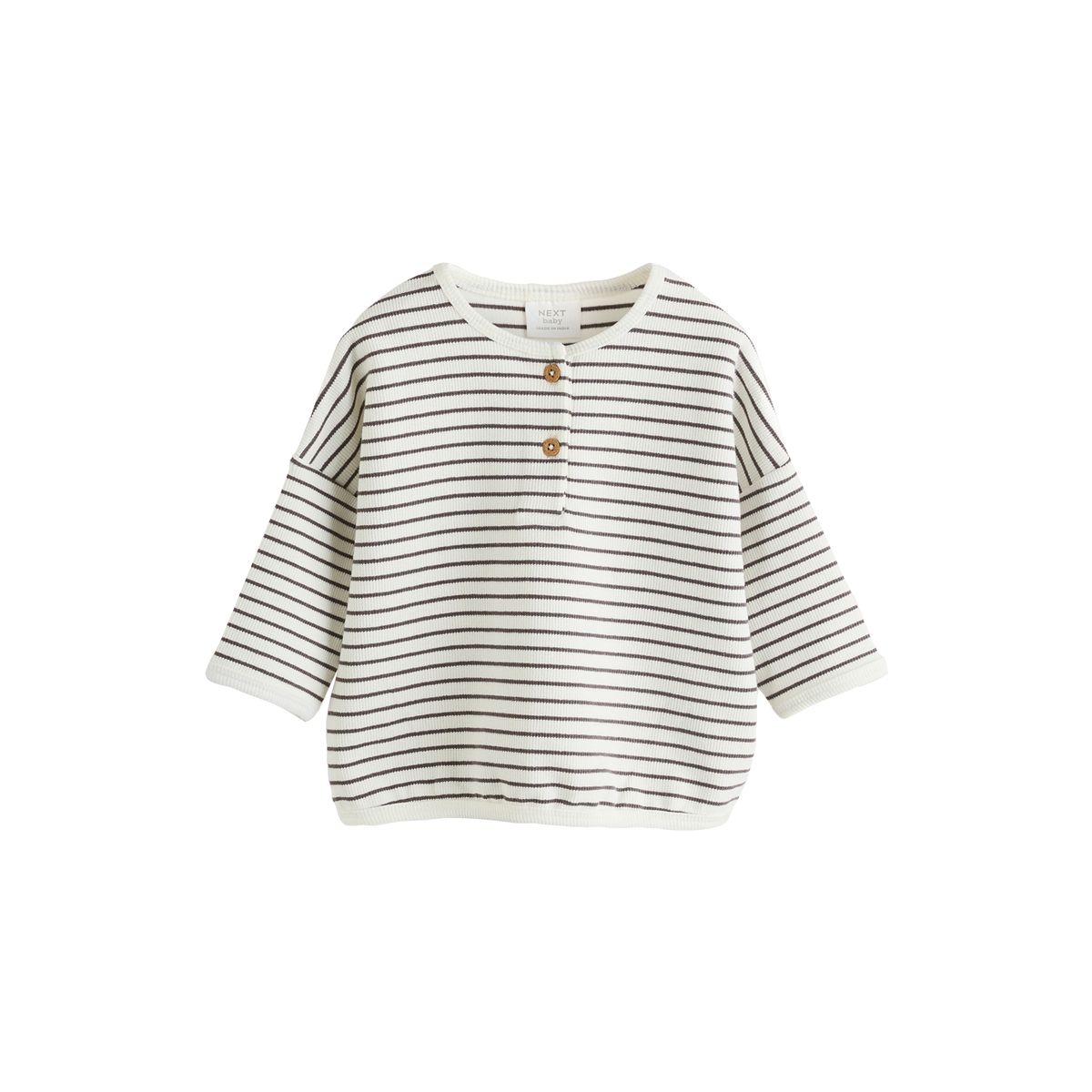 T-shirt à manches longues pour bébé, lot de 4 mono stripe, NEXT