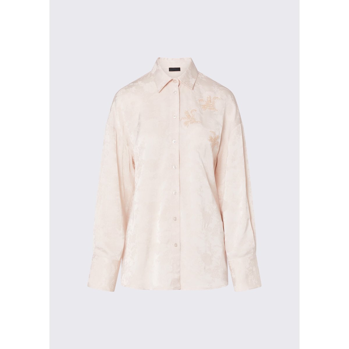 Chemise Jacquard avec Broderies Bijoux crème, LIU JO