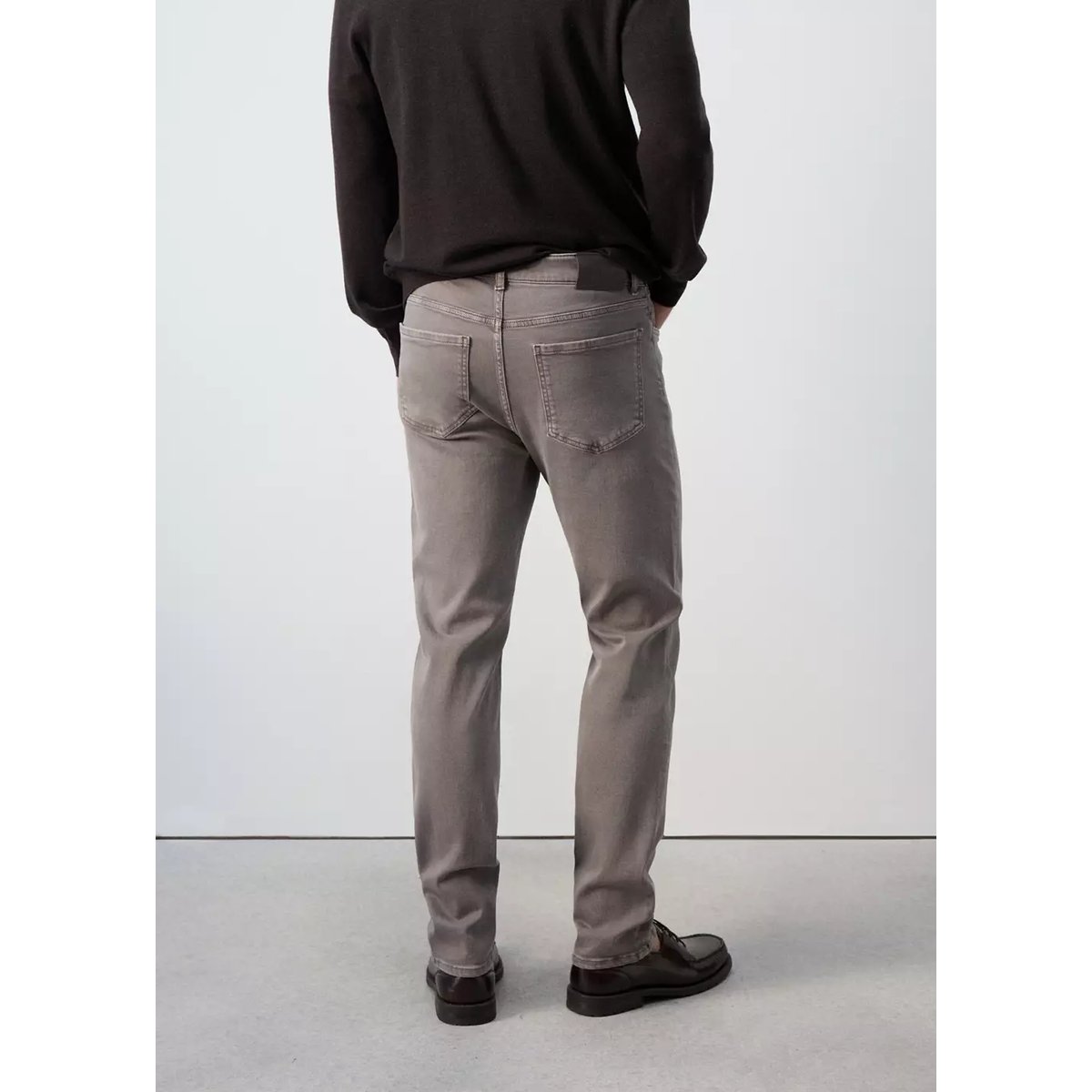 Jean Patrick slim fit Ultra Soft Touch gris vison, MANGO MAN