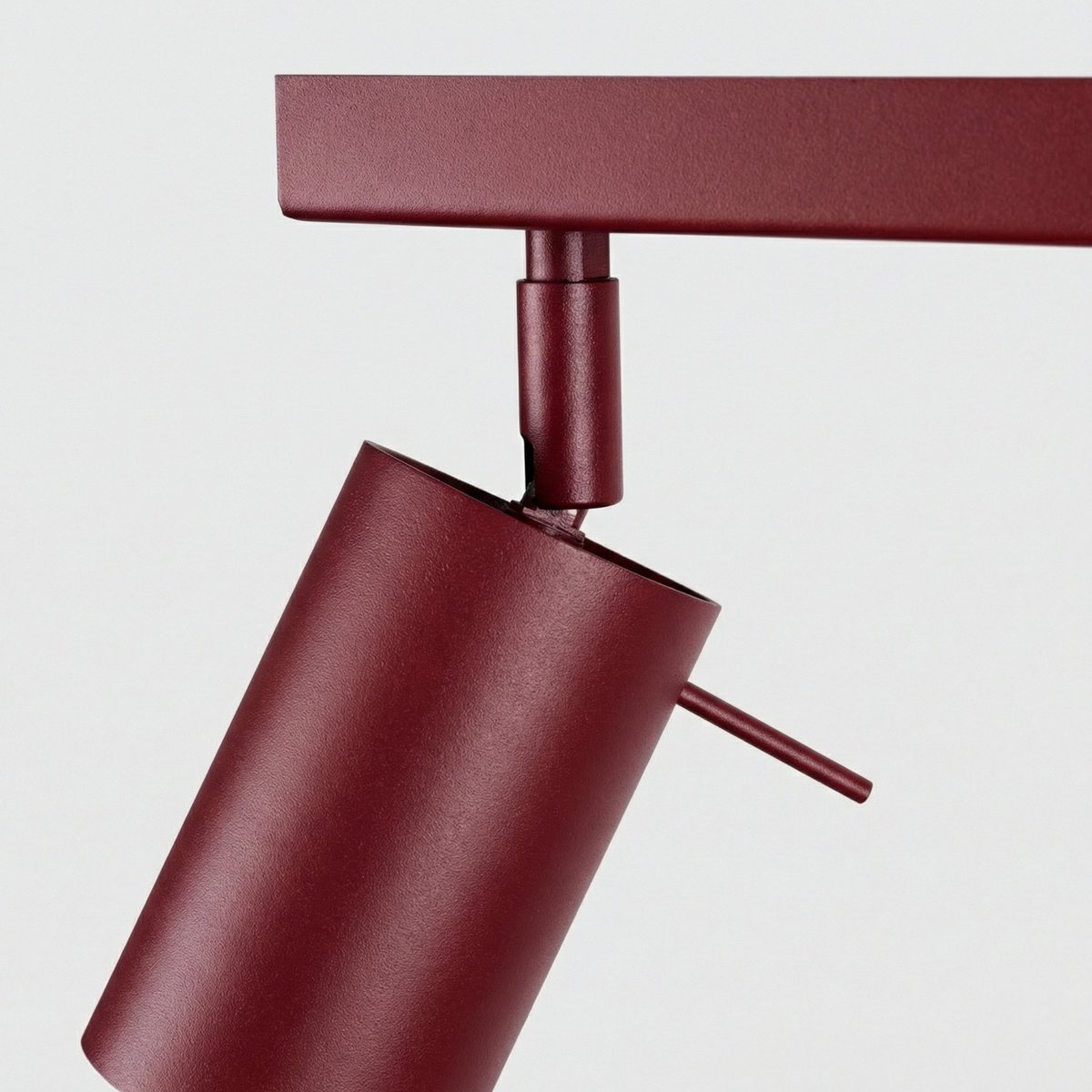 Plafonnier Acier Bordeaux GU10 2 RING bordeaux, EDEN
