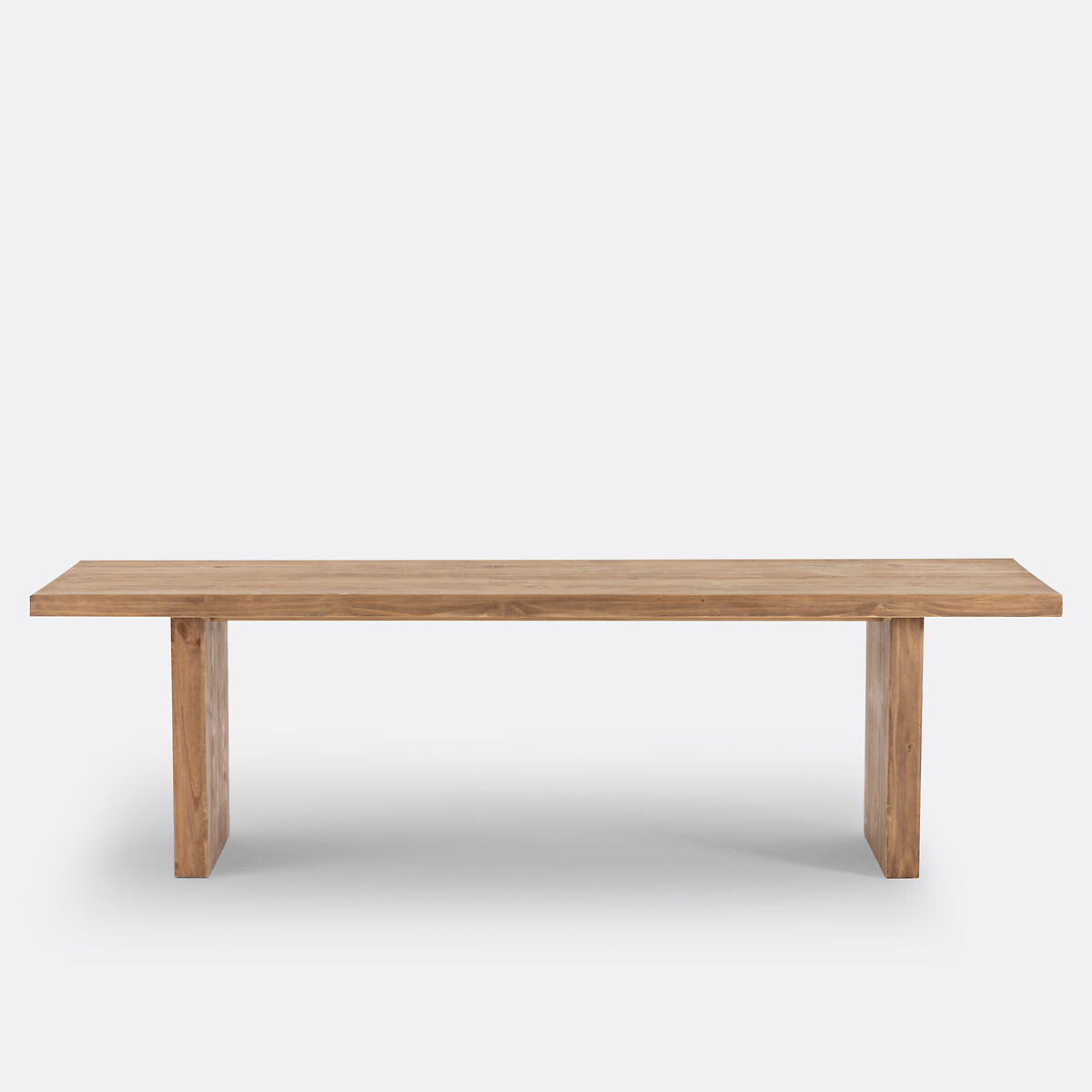 Table à manger, rectangulaire, en pin massif, 8 à 10 couverts, MALIO pin ciré, LA REDOUTE INTERIEURS