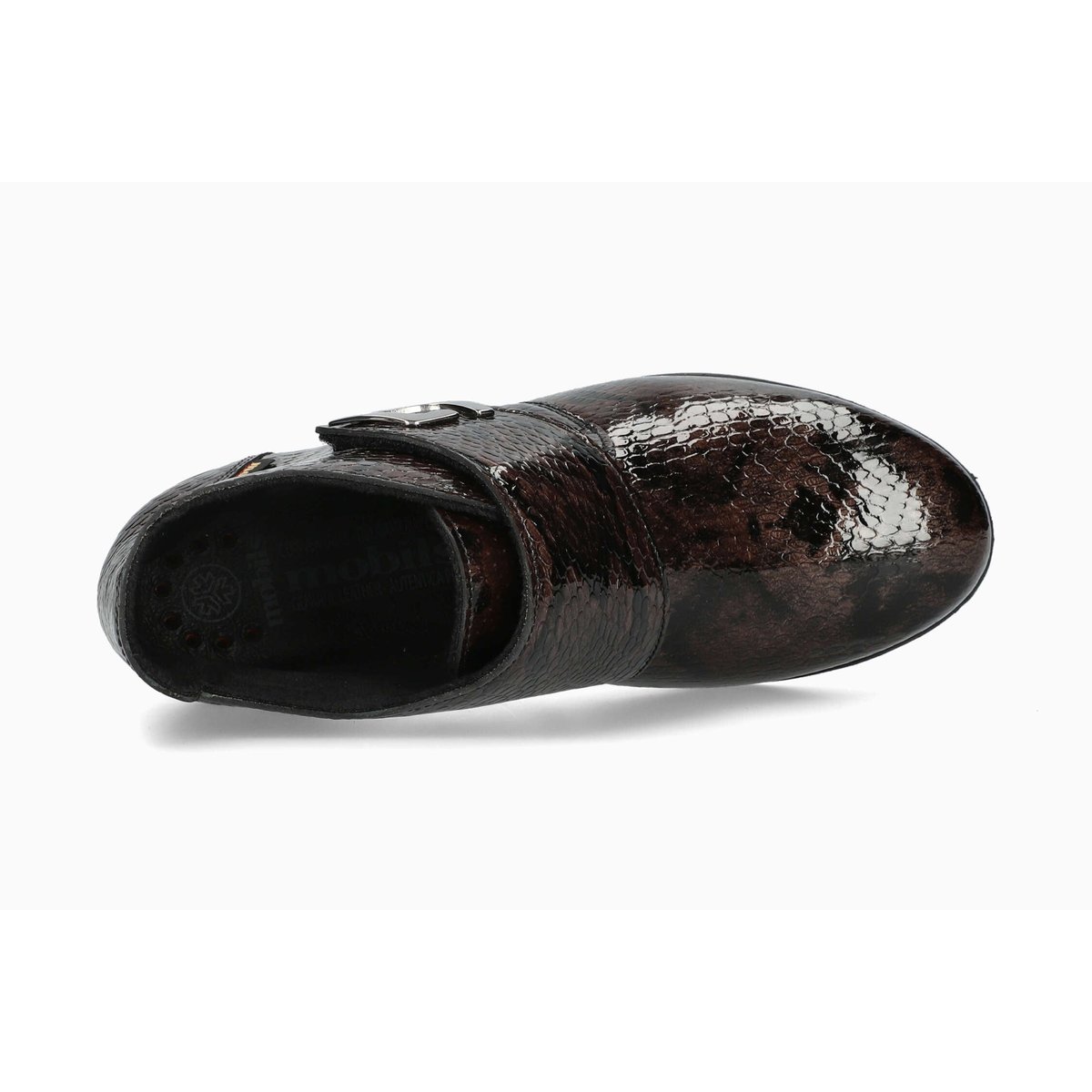 Bottines en cuir TRINY metallique p5149, MEPHISTO