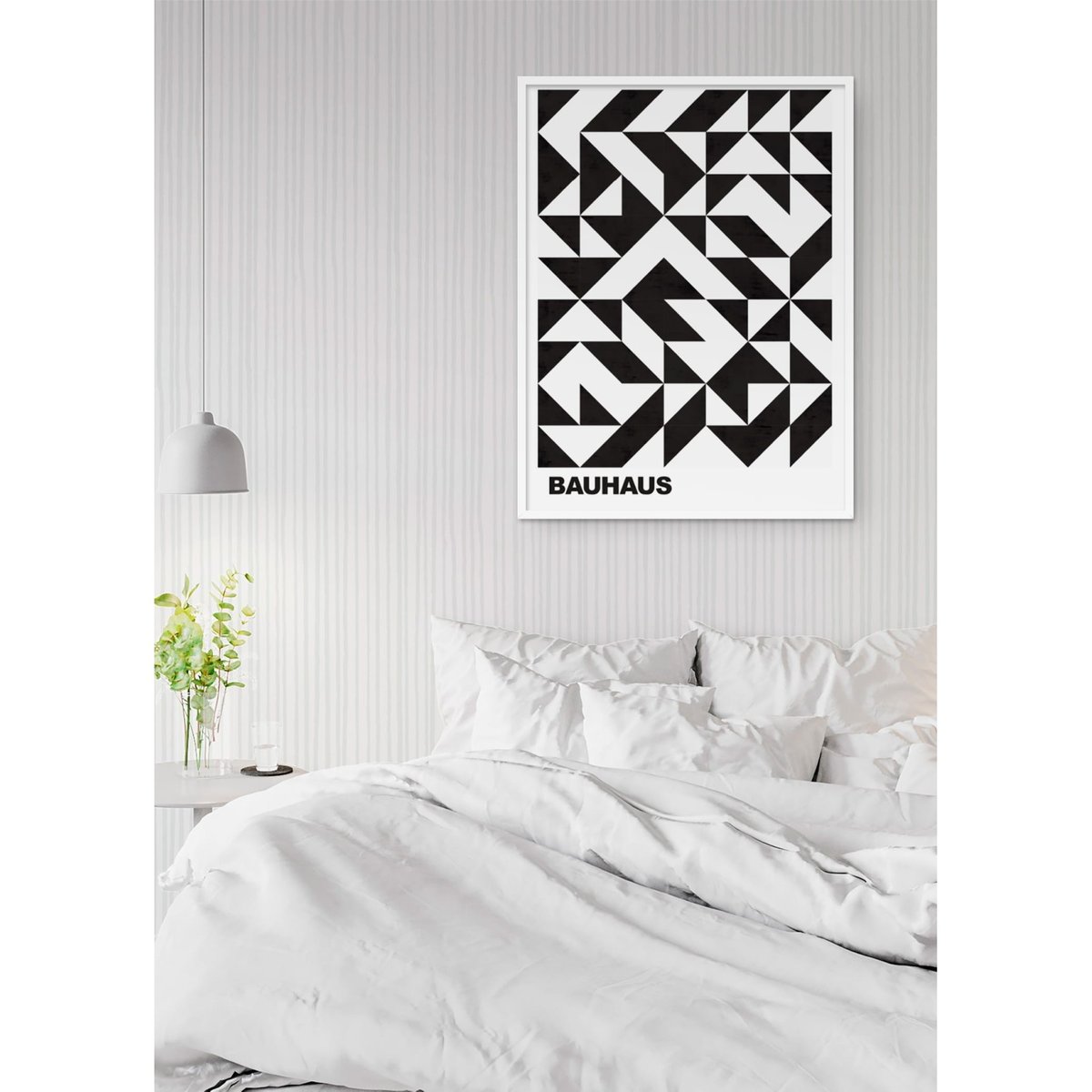 Affiche Bauhaus 42 blanc, L'AFFICHERIE