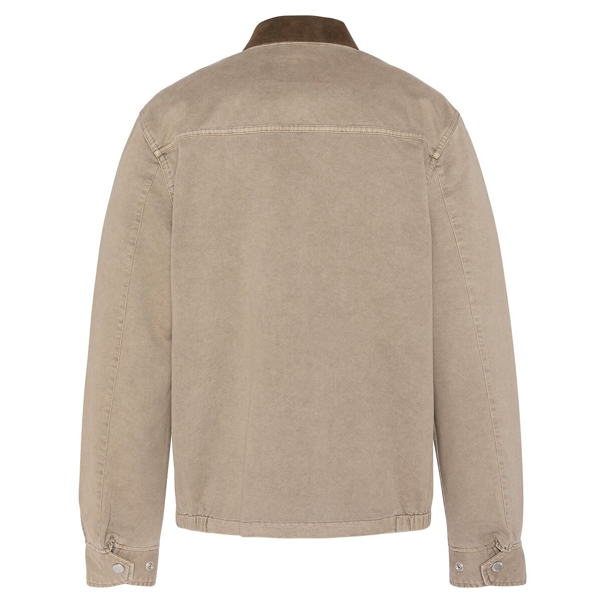 Blouson worker zippé Cadams wash taupe, SCHOTT