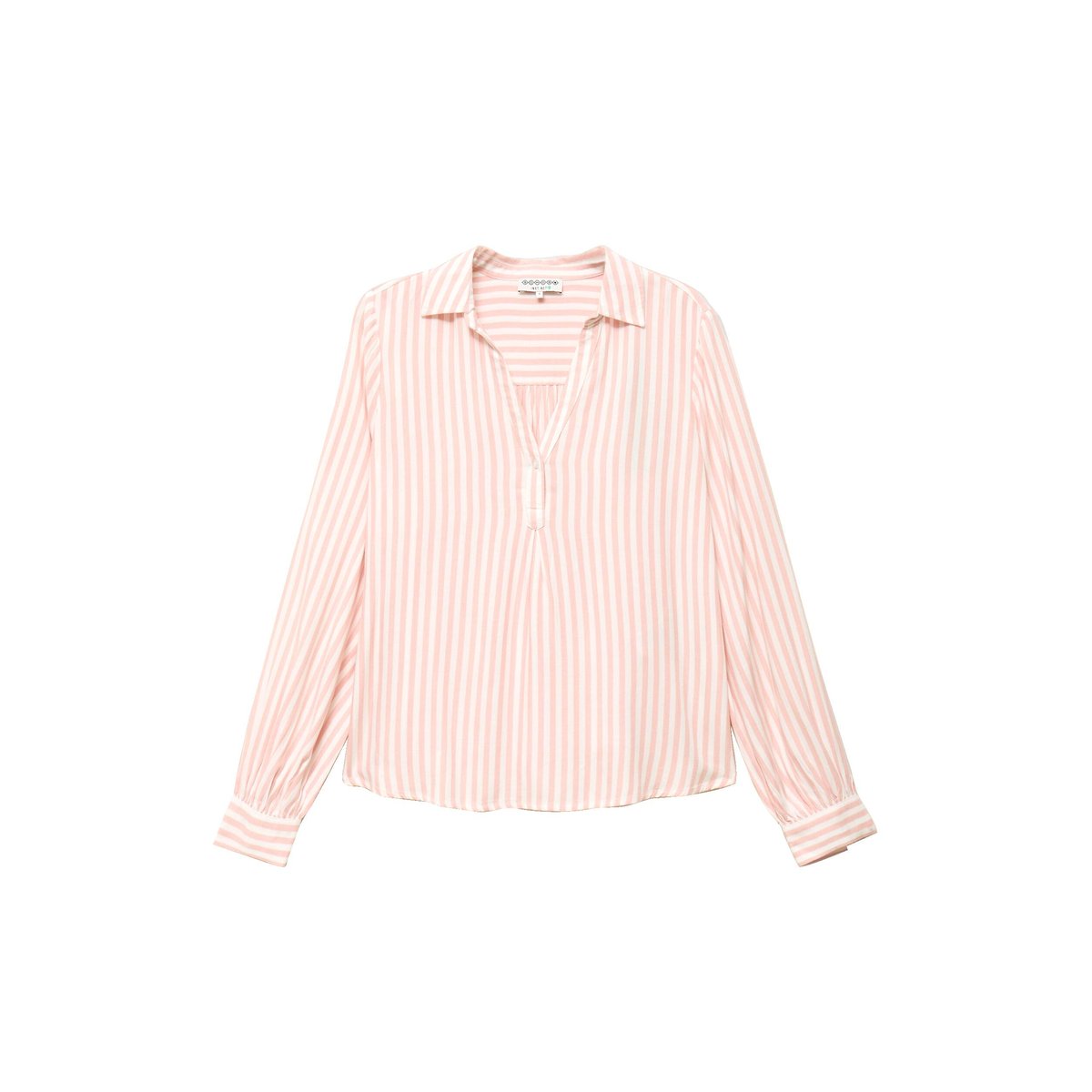 Blouse manches longues rose clair, BONOBO