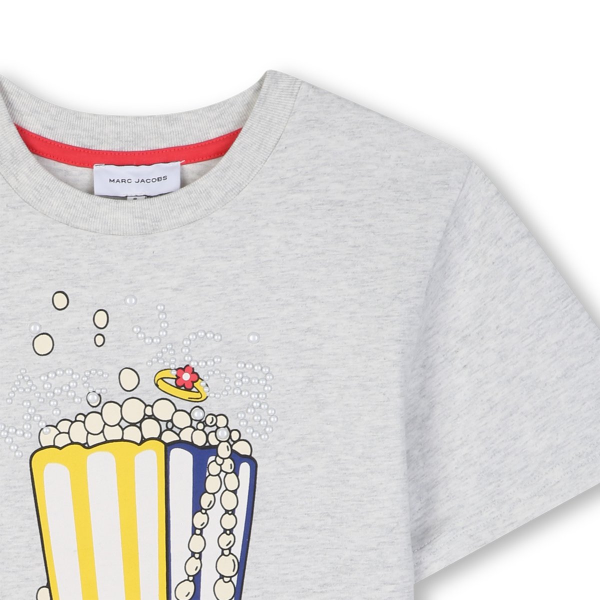 Tee-shirt manches courtes gris chine clair, MARC JACOBS