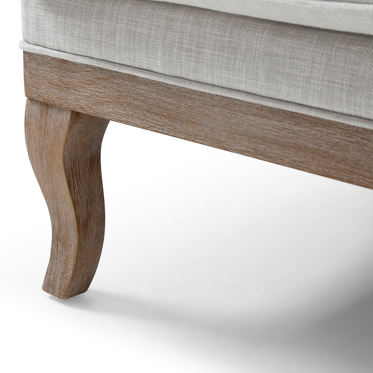 Oakley Linen 2 Seater Accent Sofa cream, SO'HOME