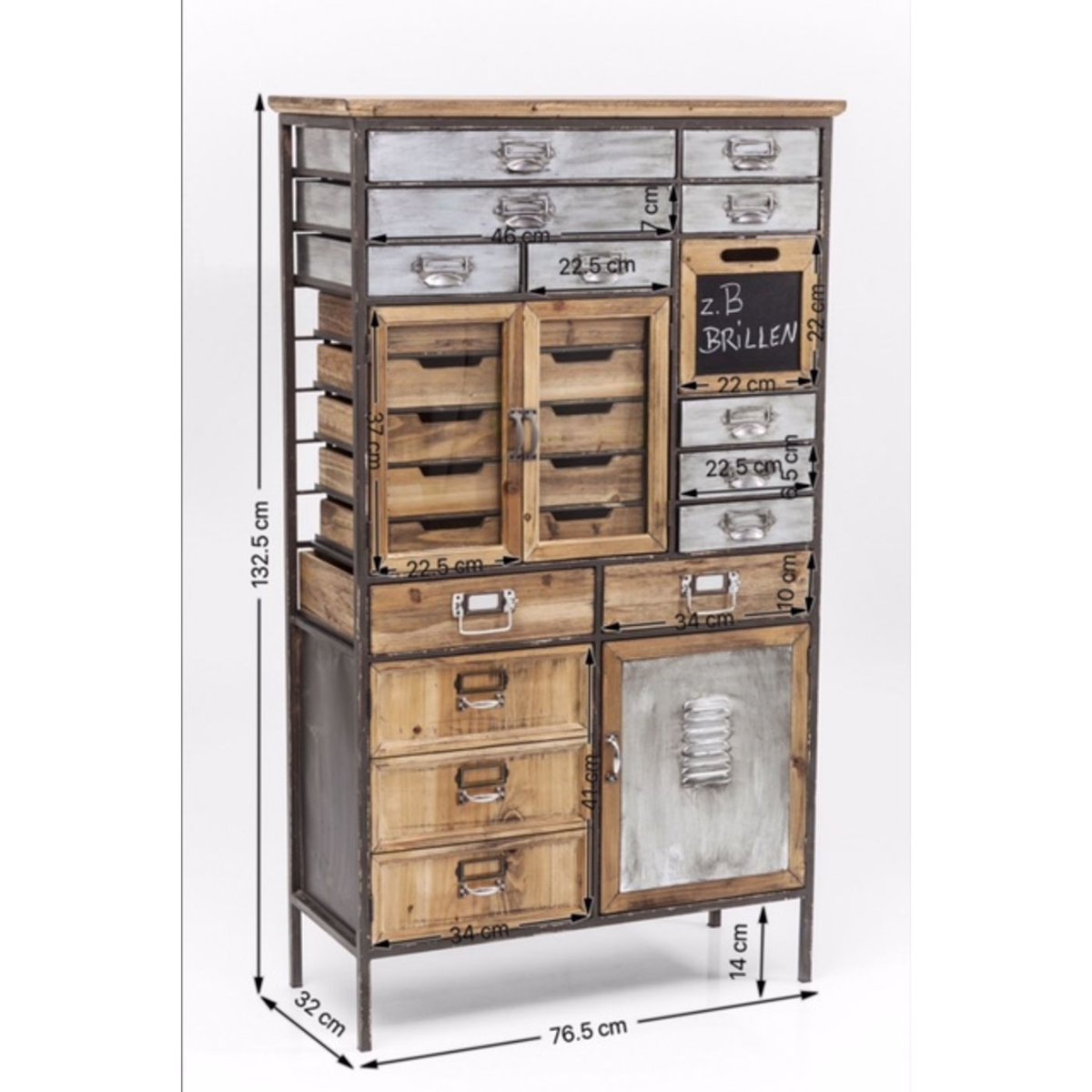Commode Art Factory noire nature, KARE DESIGN