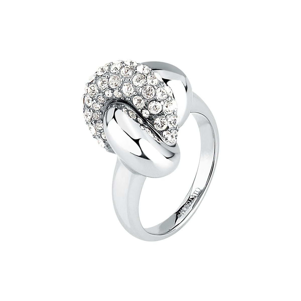Bagues en Cristal/crystal/steel et Cristal acier inoxydable, MORELLATO