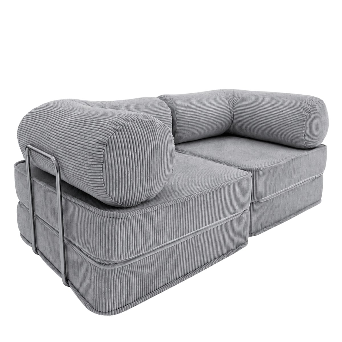 Canapé modulable convertible SURB gris, MEOW BABY