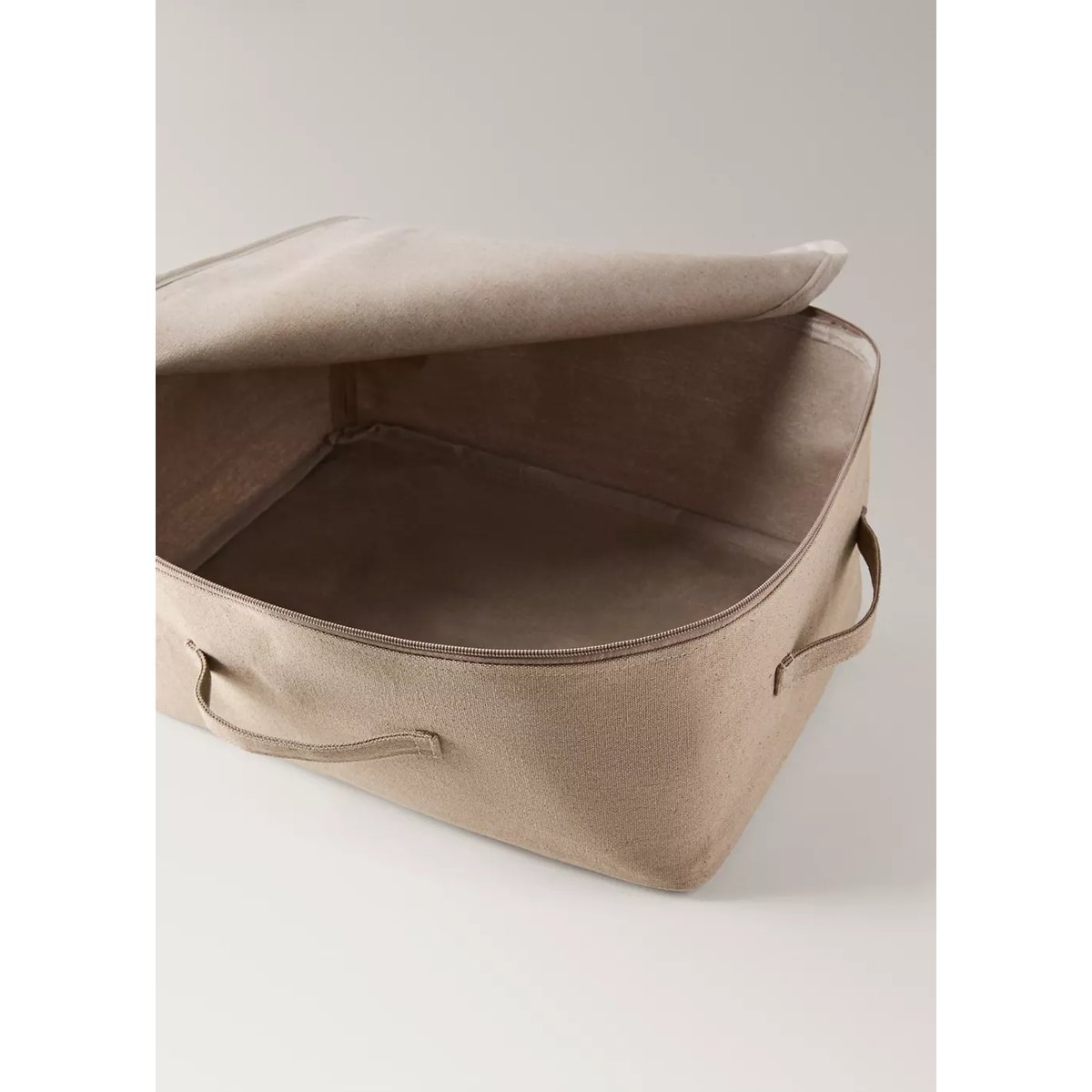 Boîte de rangement 18 x 49 x 38 cm beige, MANGO HOME