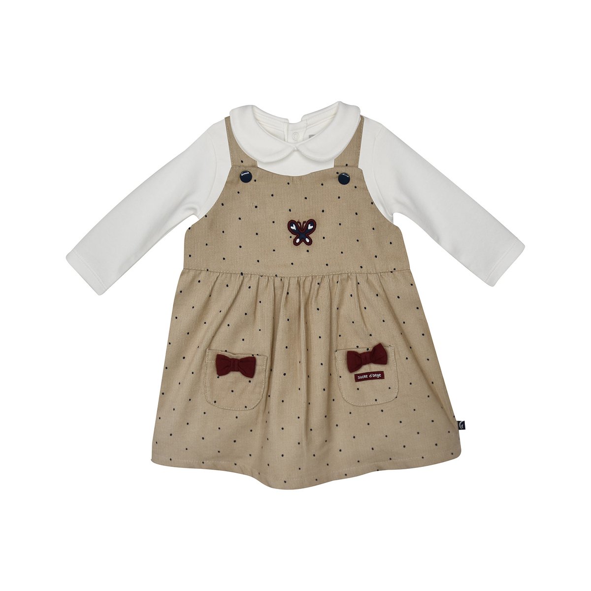 T shirt robe bebe florentine beige, SUCRE D'ORGE