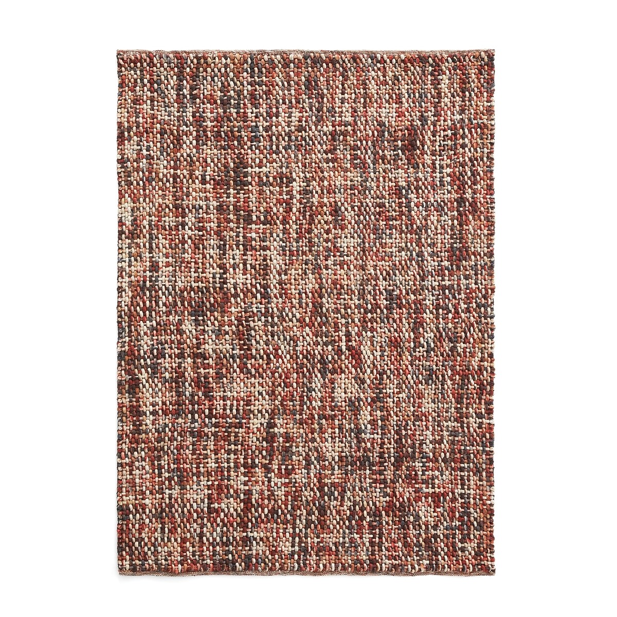 Mutanya Hand Woven 100% Wool XL Rug terracotta, AM.PM